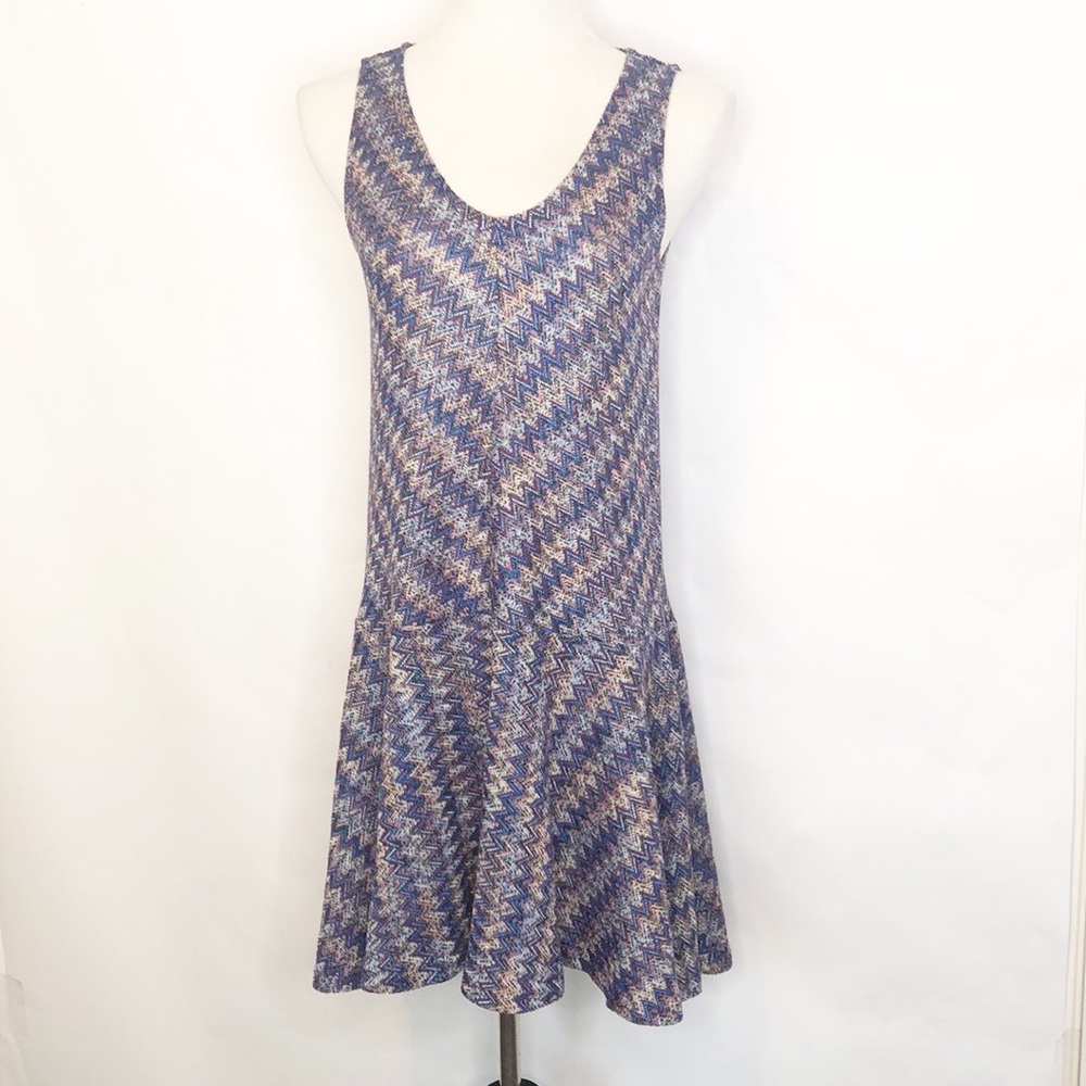 Maeve Anthropologie Westwater Chevron Dress (XS) - Picture 2 of 12